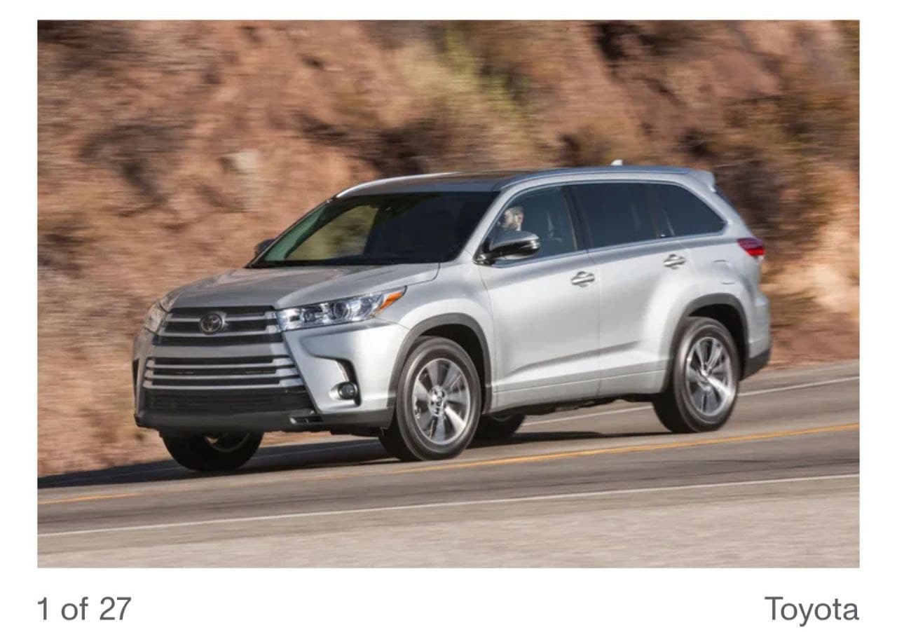 Toyota Highlander — rental in Tbilisi, Georgia